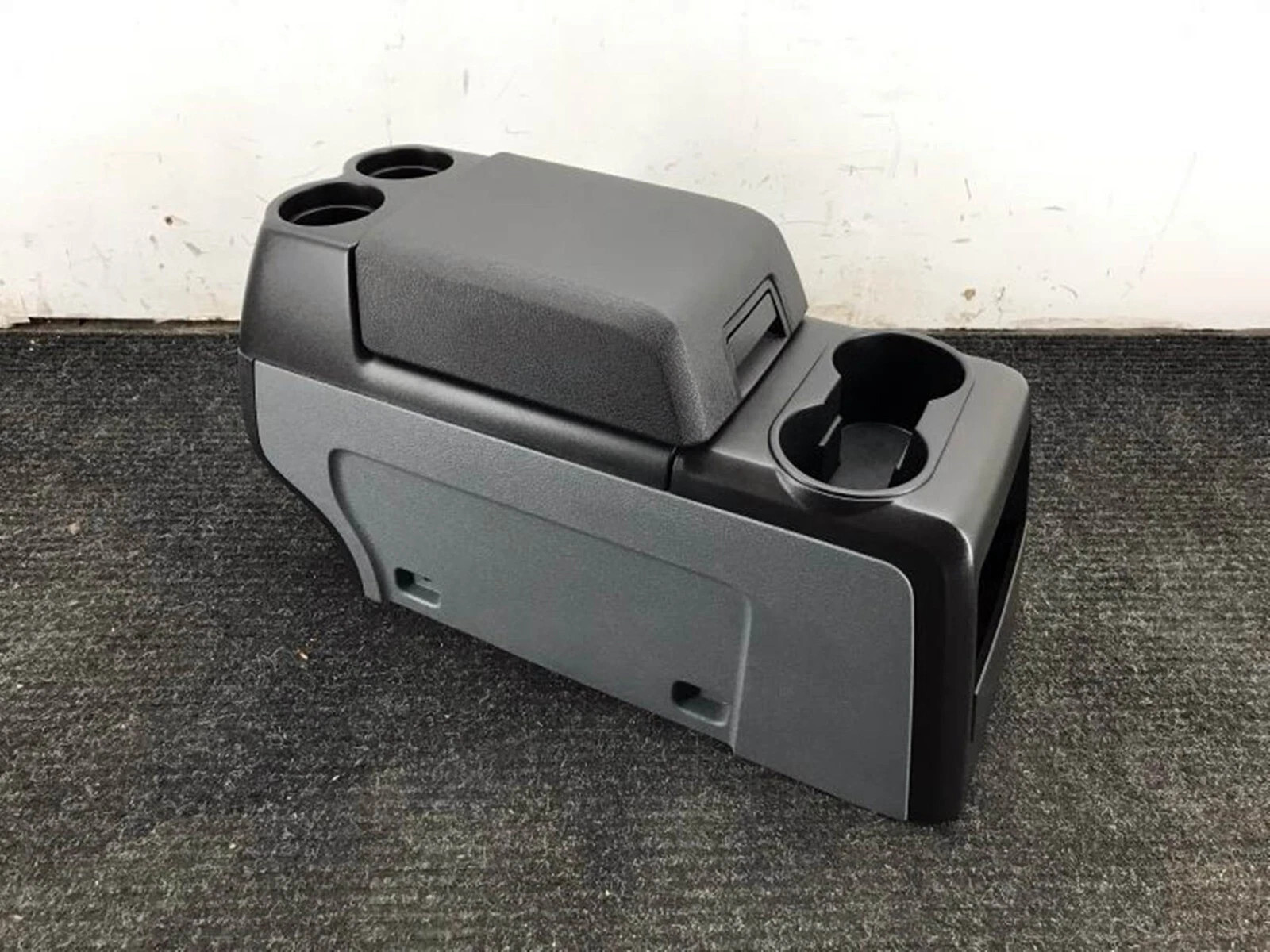 2011-2014 Ford F150 Pickup Front Floor Center Console Column Shift Gray Black