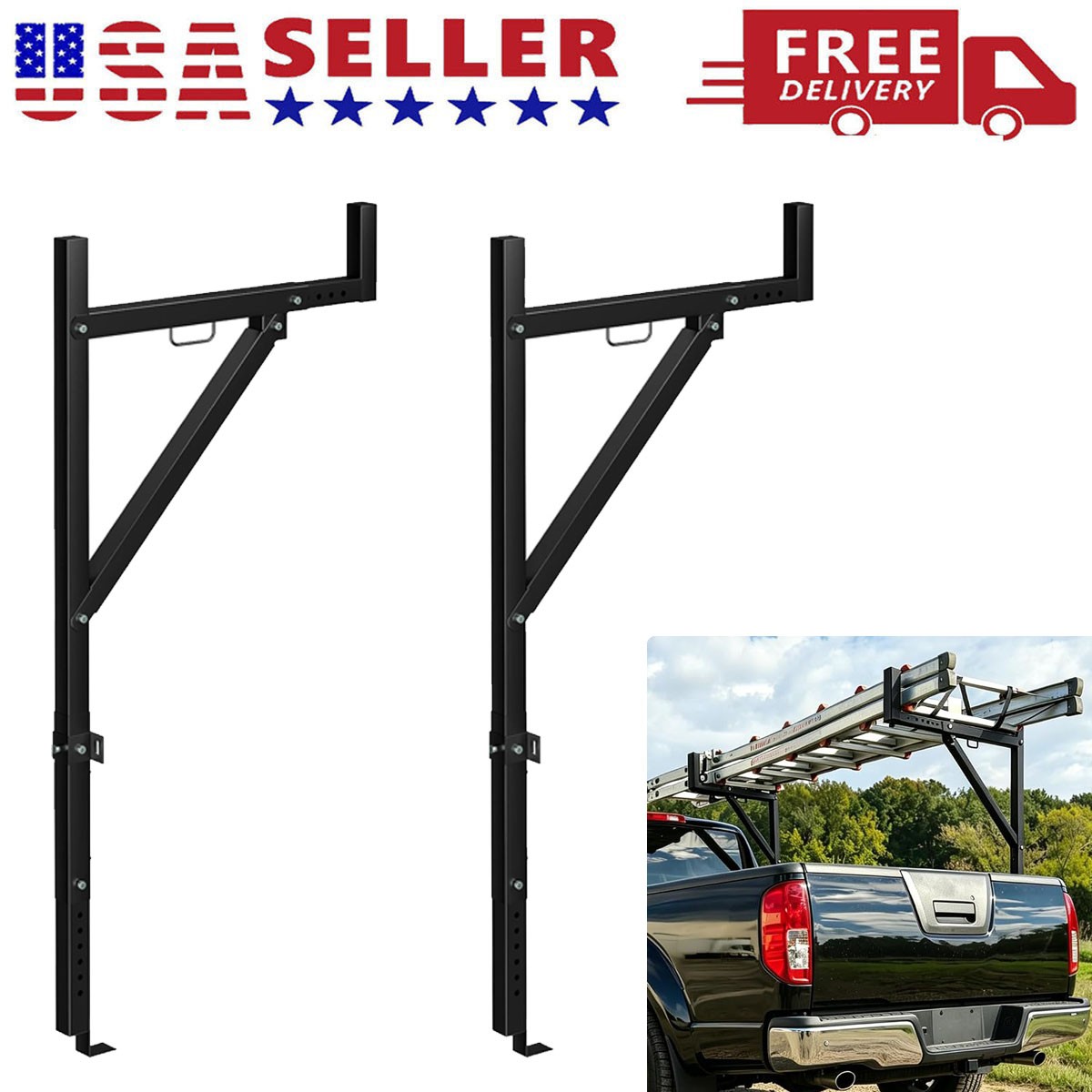 Truck Rack Pick up Truck Bed Ladder 19\ Truck Rack Pick up Truck Bed Ladder 19\