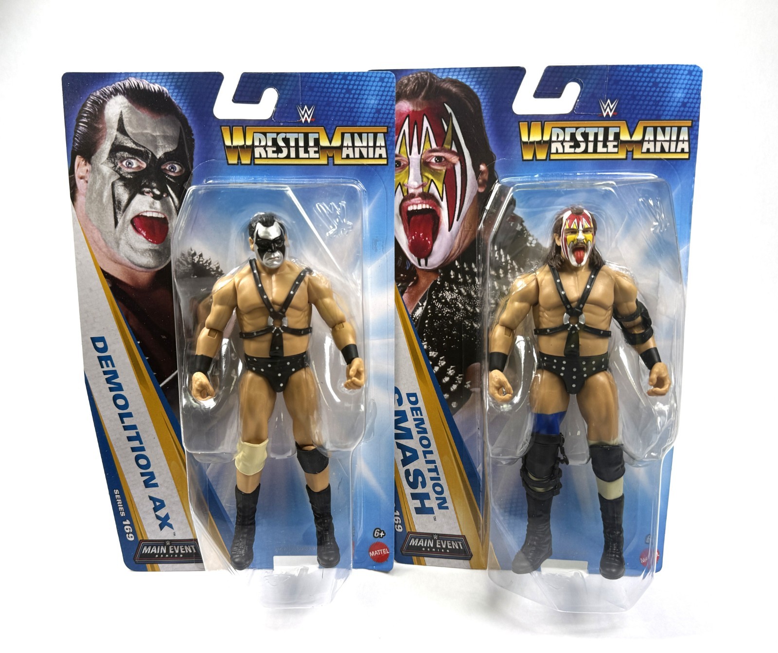Demolition Ax & Smash WWE Mattel Main Event Series 169 Figure Lot New Basic Demolition Ax & Smash WWE Mattel Main Event Series 169 Figure Lot New Basic