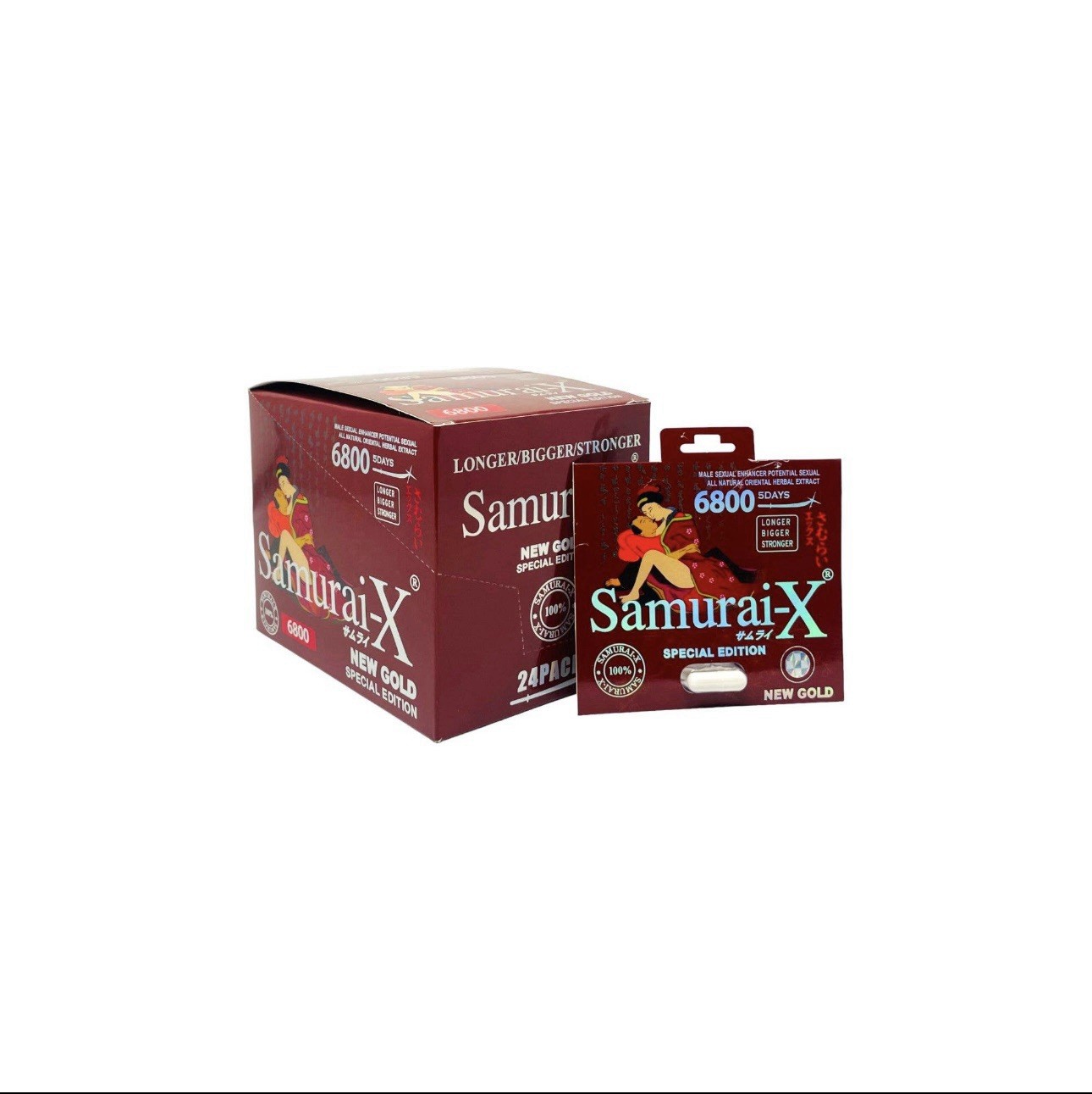 Samurai-X Capsules 24 PACK Samurai-X Capsules 24 PACK