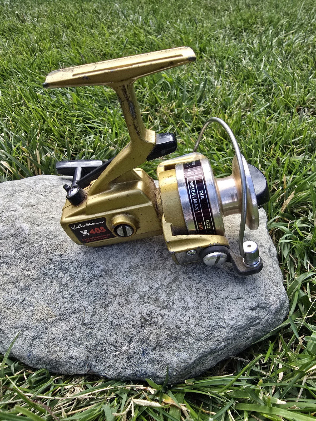 Vintage Sears Ted Williams 485 Fishing Spinning Reel