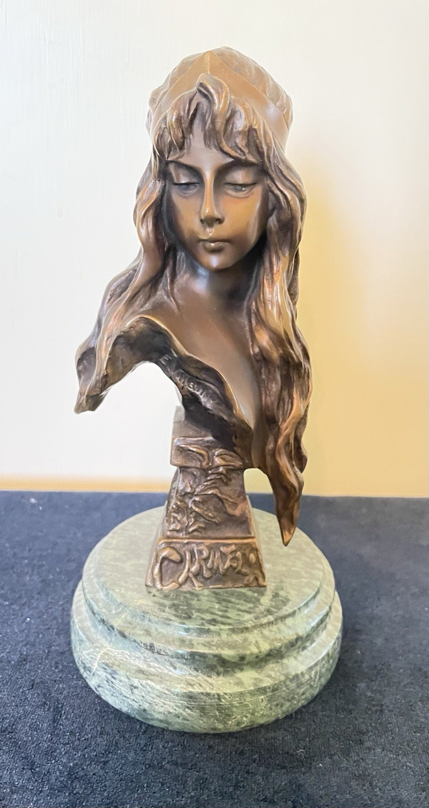 Emmanuel Villanis Bronze Sculpture \