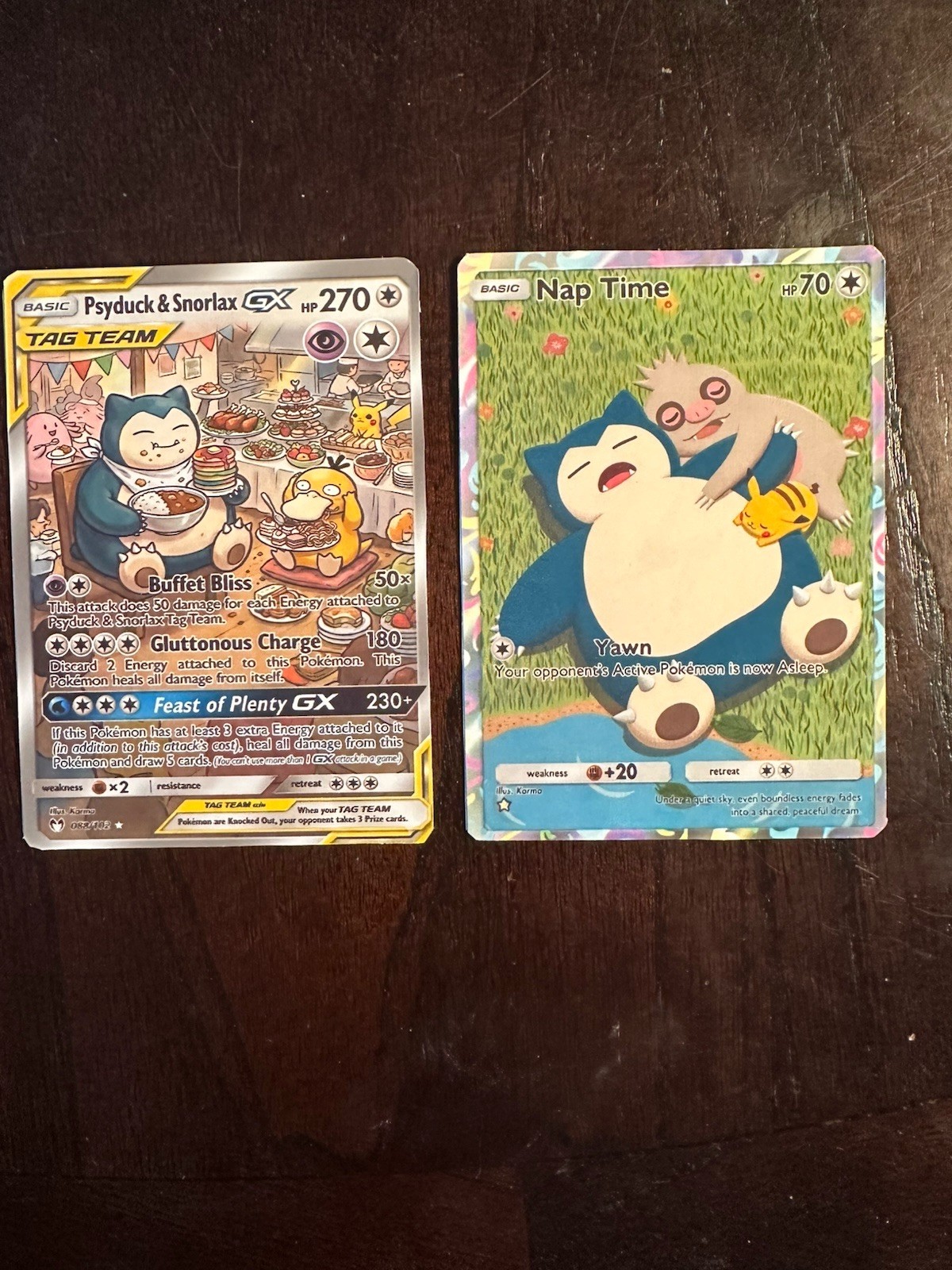 FAN ART x 2: Snorlax Nap Time + Snorlax & Psyduck Promo Pokemon Unofficial FAN ART x 2: Snorlax Nap Time + Snorlax & Psyduck Promo Pokemon Unofficial