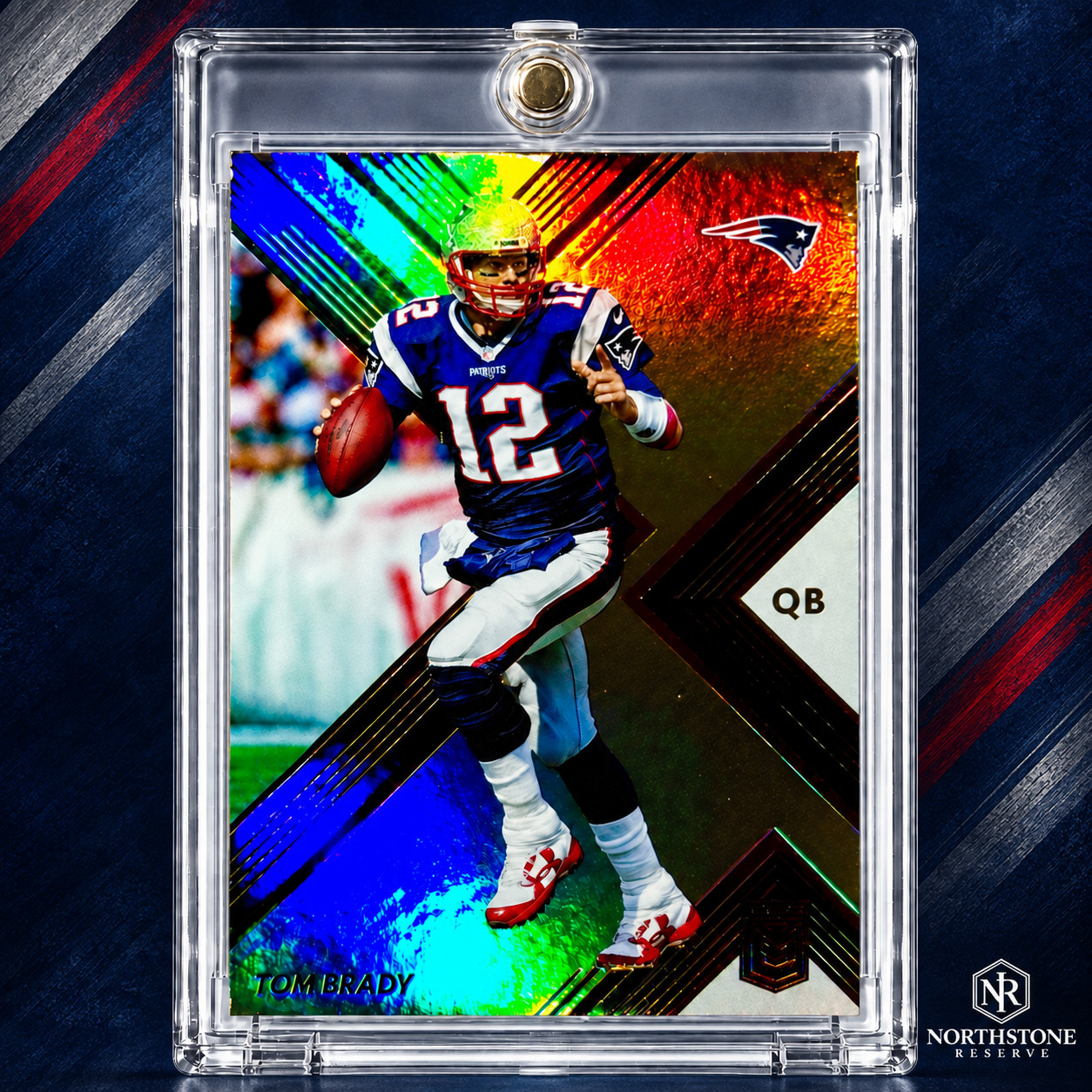 Tom Brady RARE Donruss Elite Foil Refractor New England Patriots Investment Card