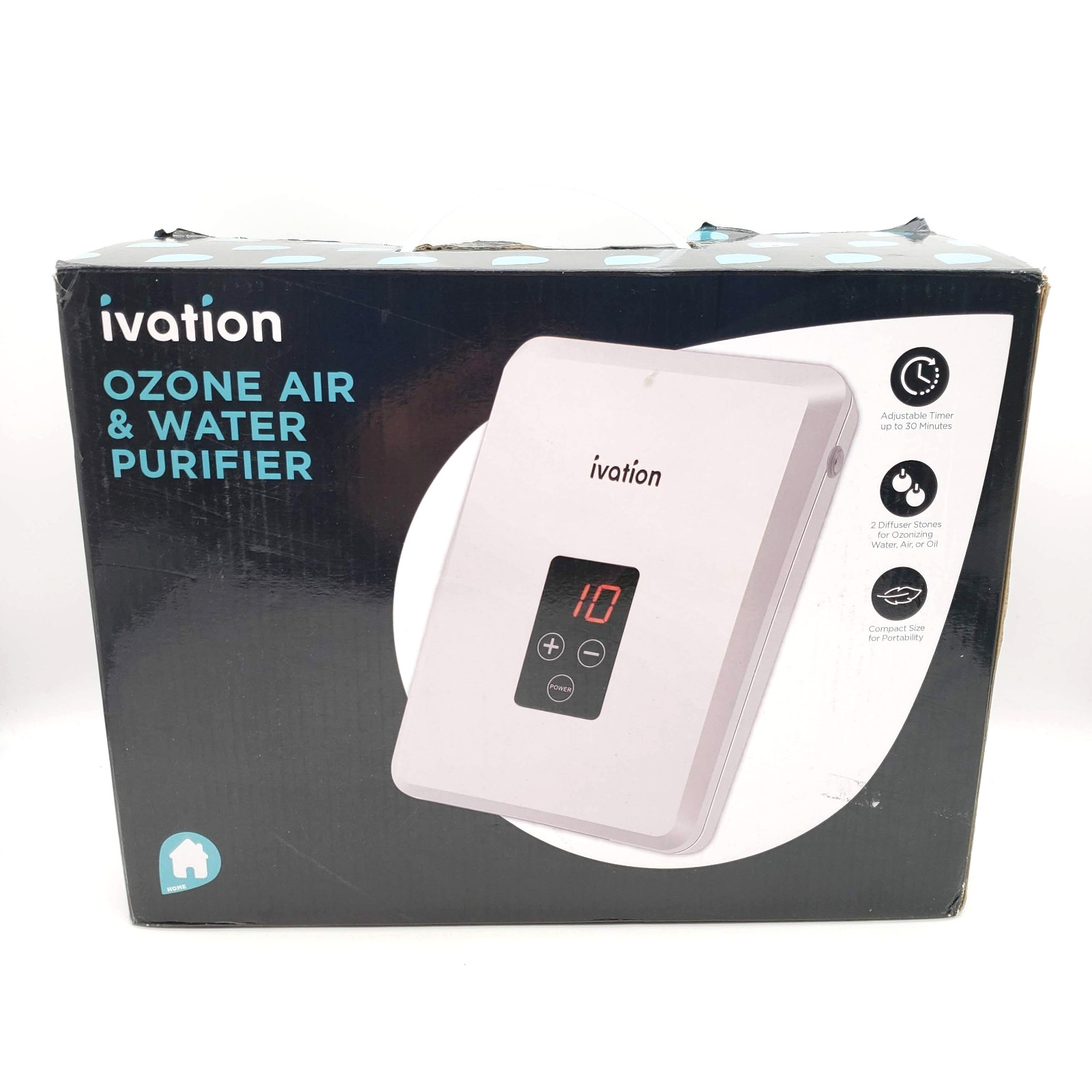 Ivation Portable Ozone Generator 600ml Air / Water Sterilizing Machine NEW