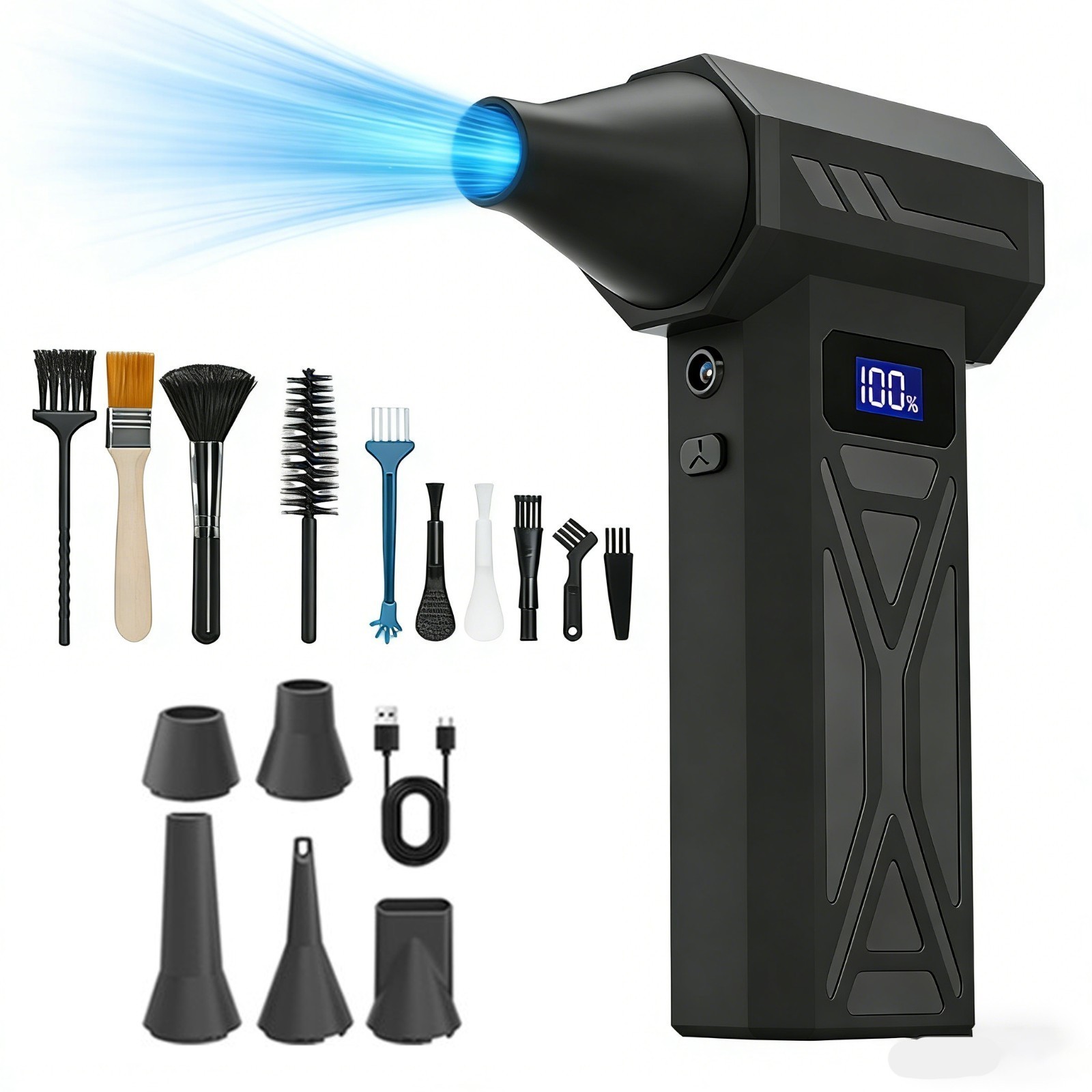 Electric Compressed Air Duster Super Power Cordless Dust Air Blower 300000RPM Electric Compressed Air Duster Super Power Cordless Dust Air Blower 300000RPM