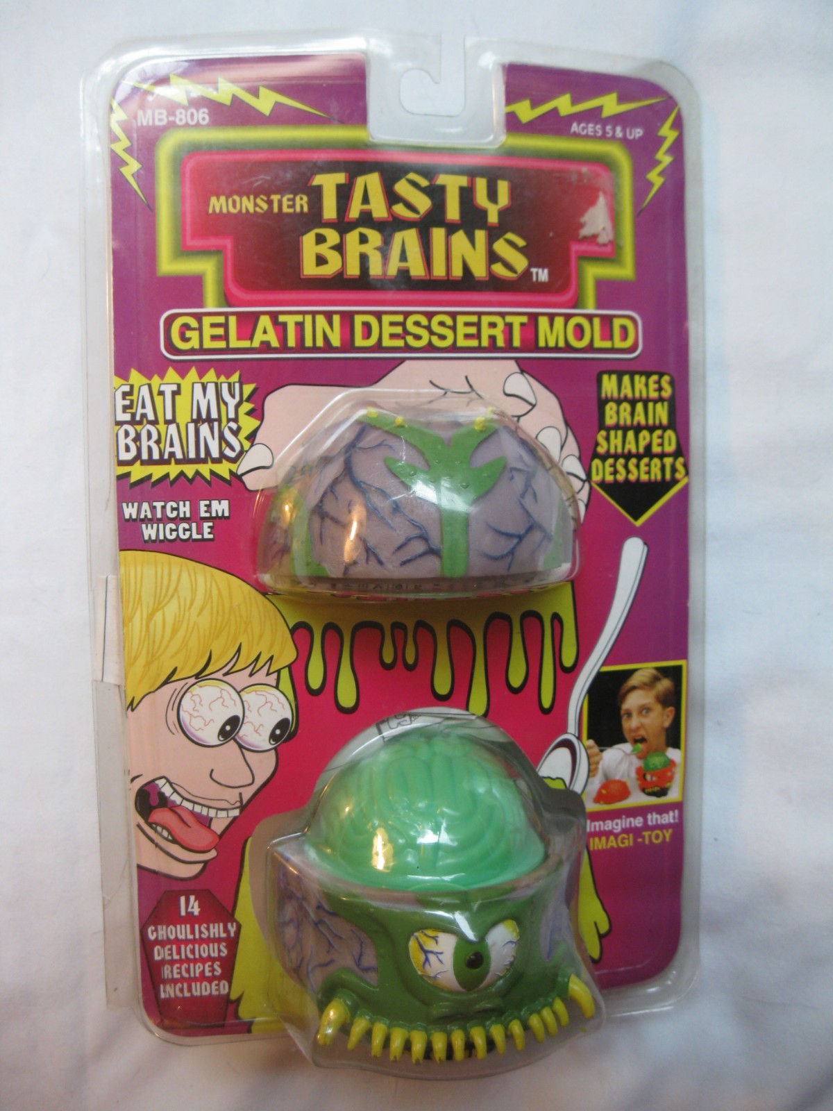 Vintage Monster Tasty Brains Cyclops Gelatin Dessert Mold Vintage Monster Tasty Brains Cyclops Gelatin Dessert Mold