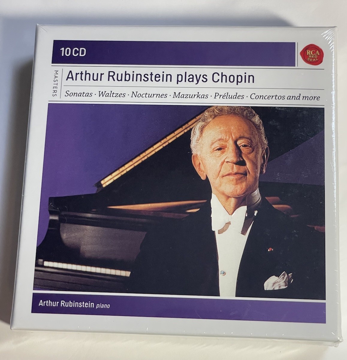Arthur Rubinstein Plays Chopin 10 Cd SEALED Sonatas Waltzes Nocturnes Mazurkas