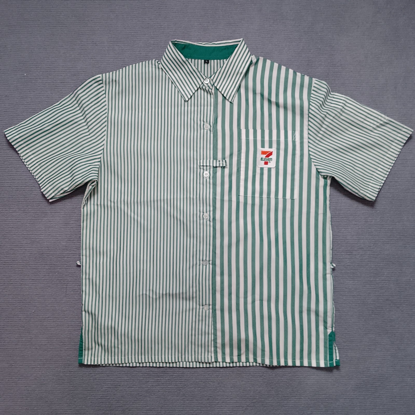 7-Eleven Thailand Staff Uniform Shirt Size L 7-11 Konbini Employee Workwear