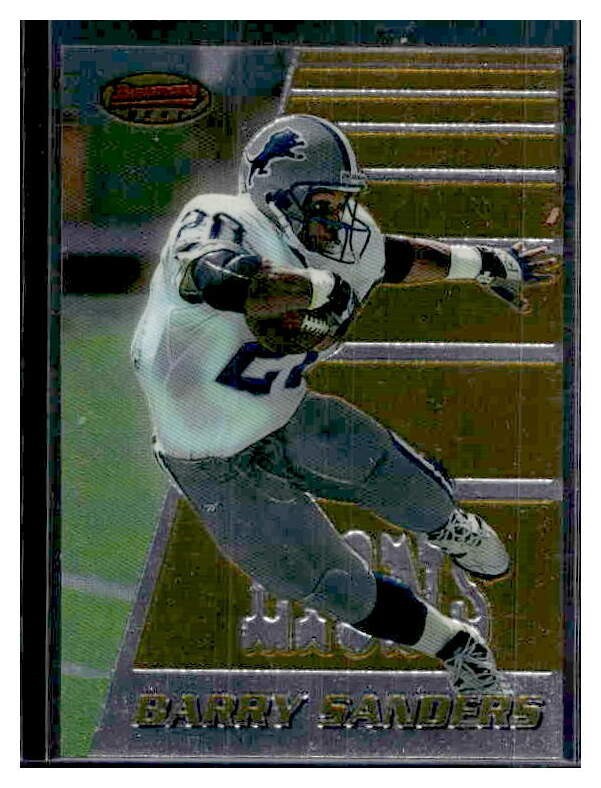 1996 Bowman's Best - Barry Sanders #90 1996 Bowman's Best - Barry Sanders #90