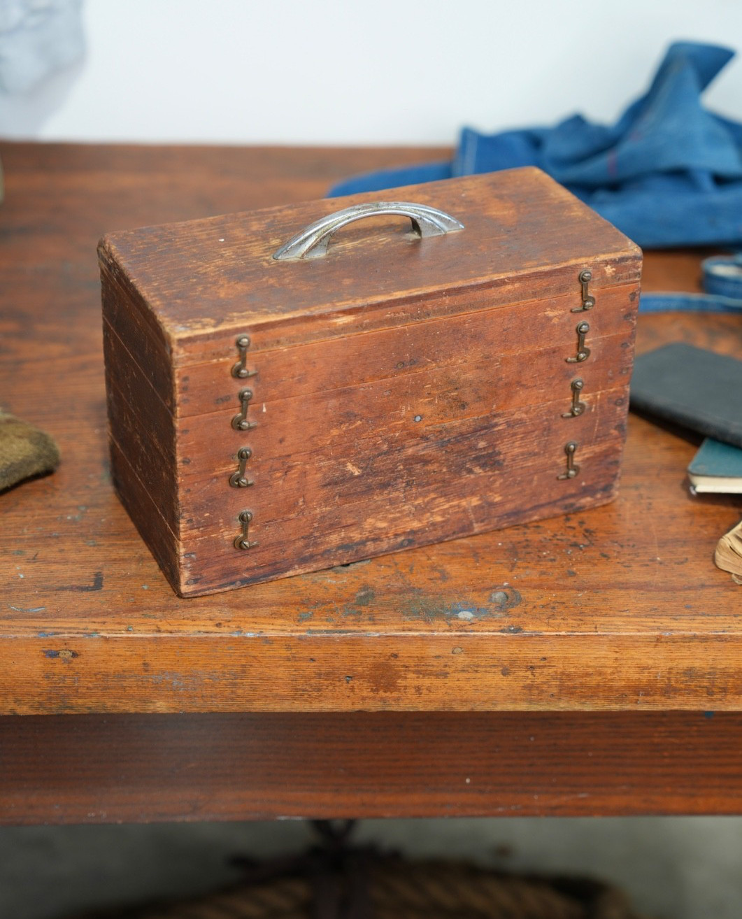 Antique Apothecary Cabinet Tool Box Wood Drawer Pencil Pen Artist Case Vintage Antique Apothecary Cabinet Tool Box Wood Drawer Pencil Pen Artist Case Vintage