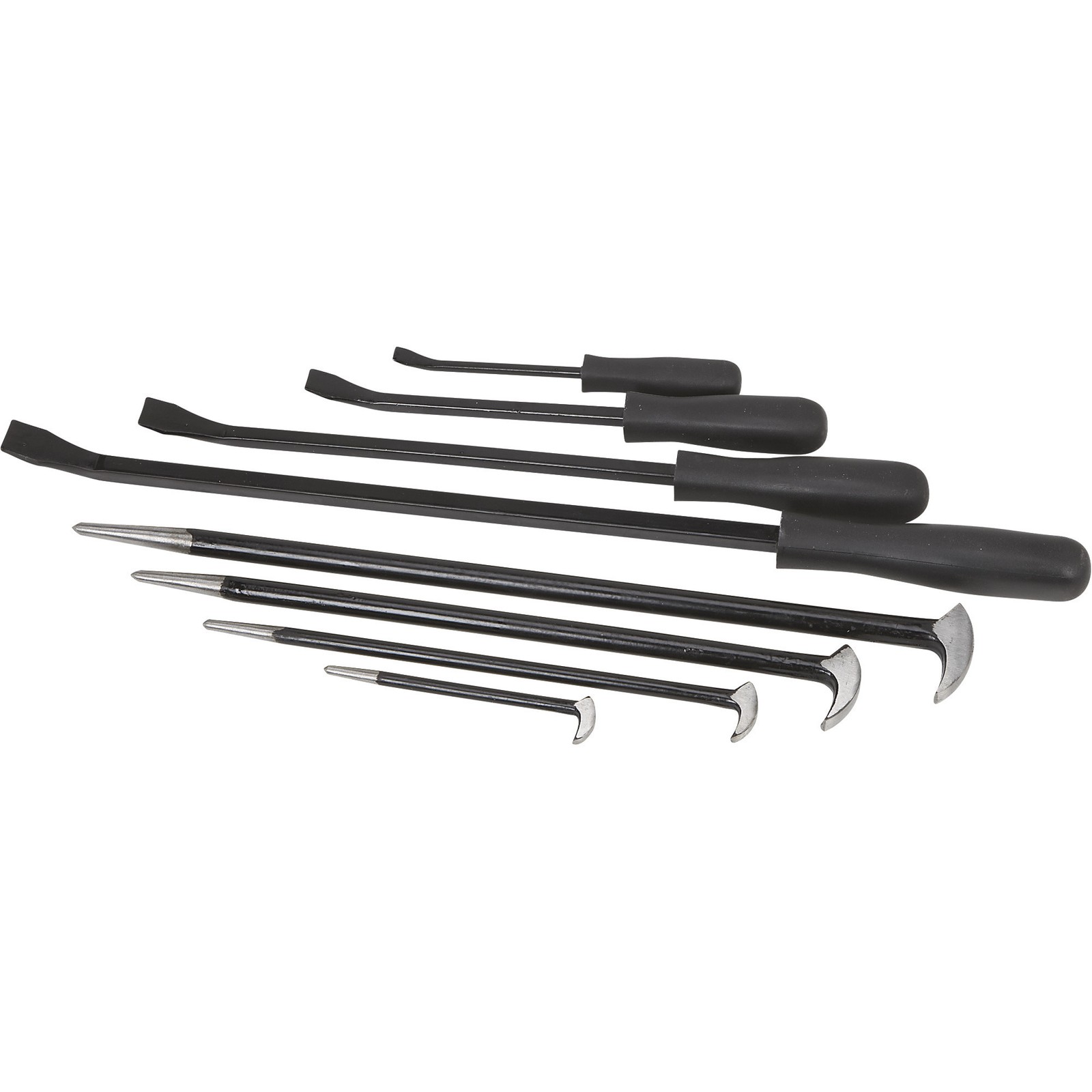 Klutch Pry Bar Set, 8-Pc. Klutch Pry Bar Set, 8-Pc.