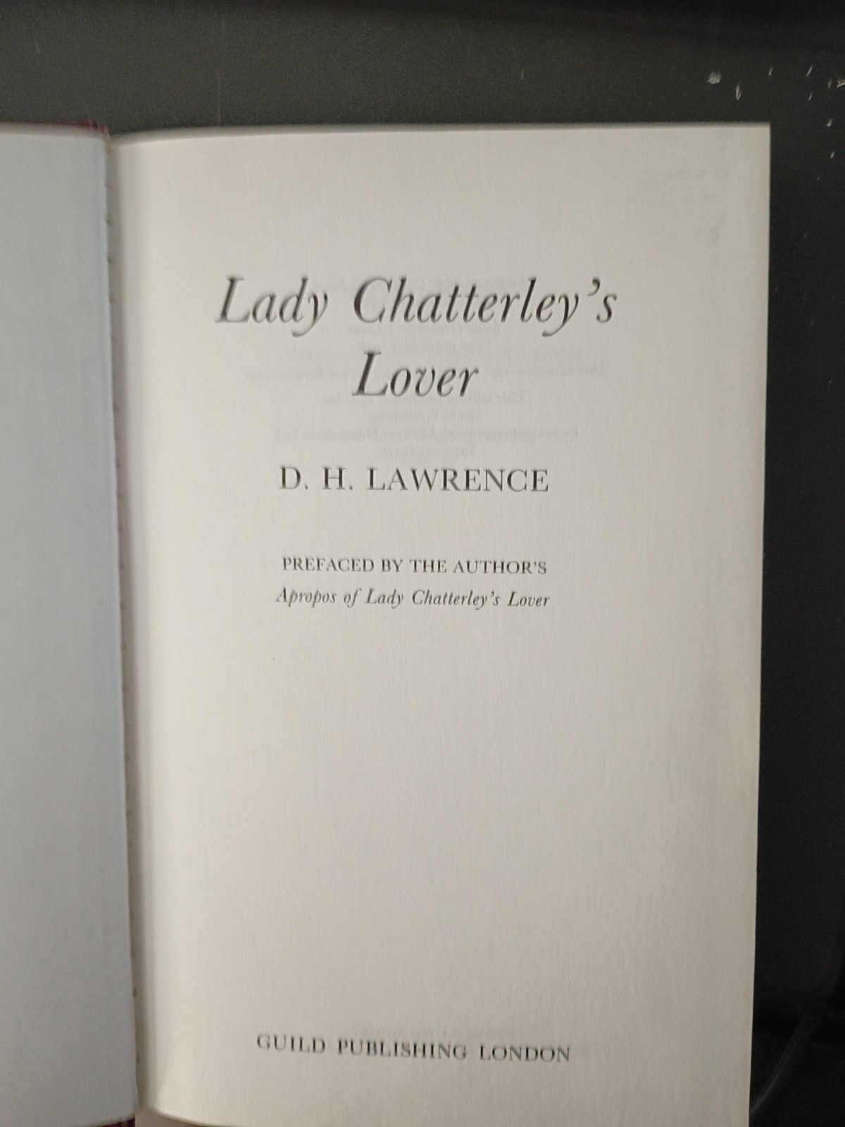 Lady Chatterley\'s Lover Lady Chatterley\'s Lover