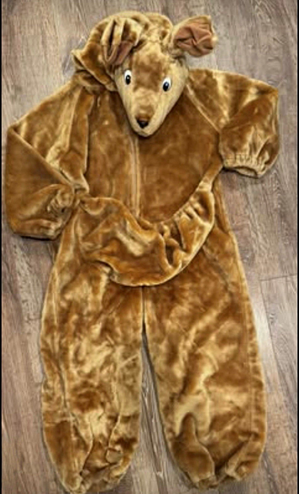 Vintage Chosun International Kangaroo Costume Kids XL 7-8 Jumpsuit Preowned