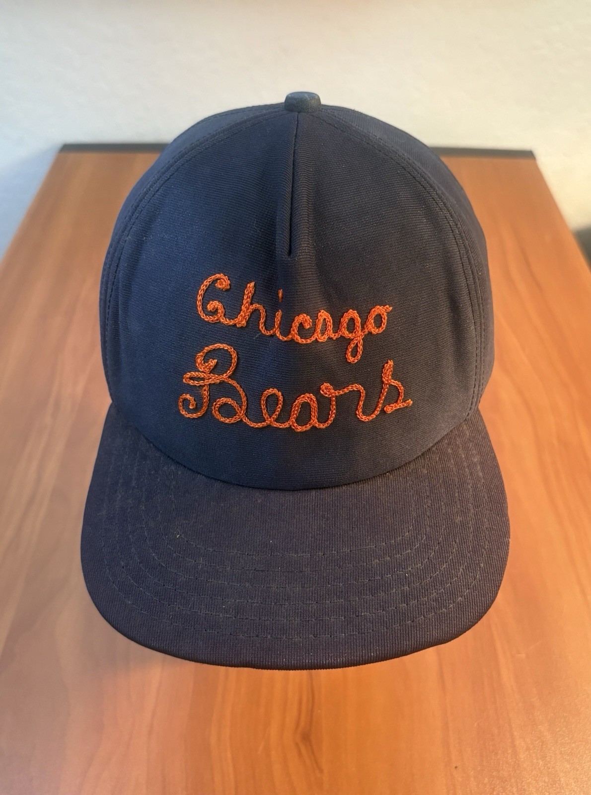 Vintage 80s Chicago Bears New Era Pro Design Snapback Hat Clark Griswold OG RARE