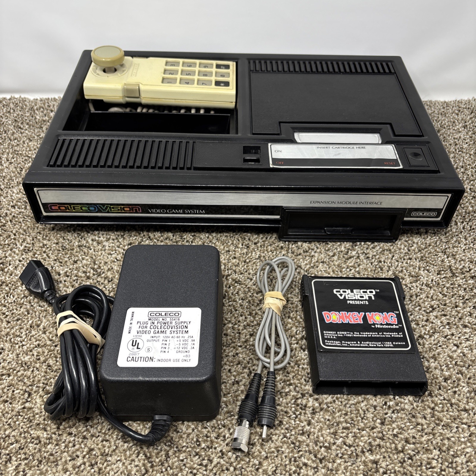Colecovision Console Bundle Lot With Game 100% TESTED WORKING Colecovision Console Bundle Lot With Game 100% TESTED WORKING