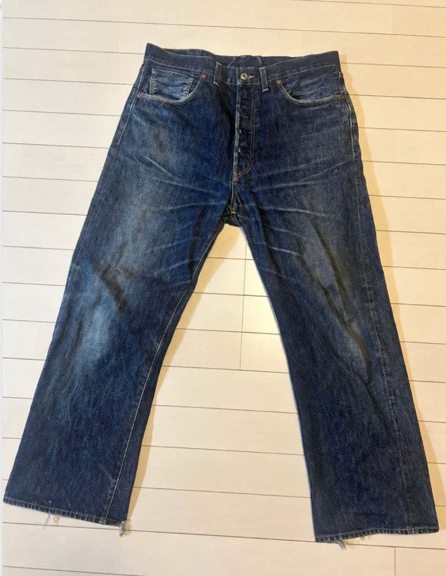 Levi\'s S501XX 1944 WWII Model Straight Denim Jeans Dark USA Levi\'s S501XX 1944 WWII Model Straight Denim Jeans Dark USA