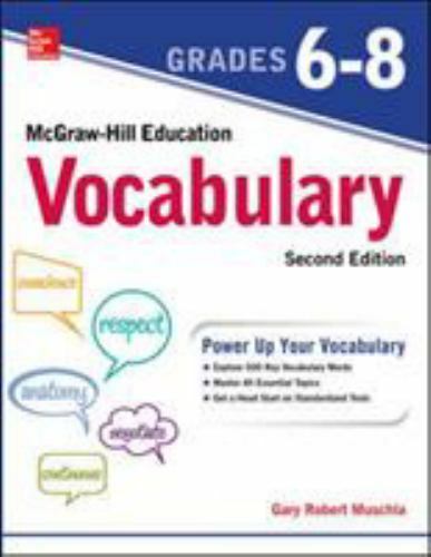 McGraw-Hill Education Vocabulary Grades 6-8, Second Edition - Paperback - GOOD