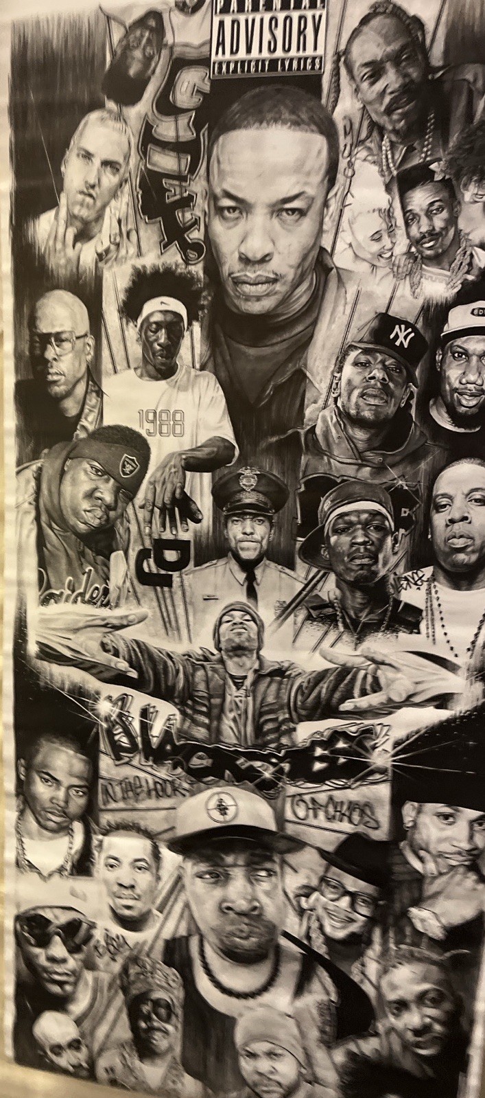 2003 Paul Stone Hip Hop Legends Door Poster 21x61 GB Eye Sealed OOP 