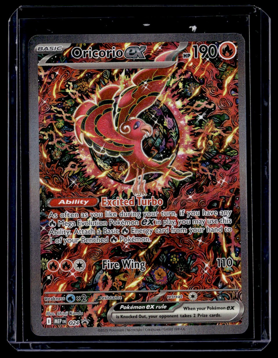 Oricorio ex 024 Holo Promo ME: Mega Evolution Promo Pokemon 2025