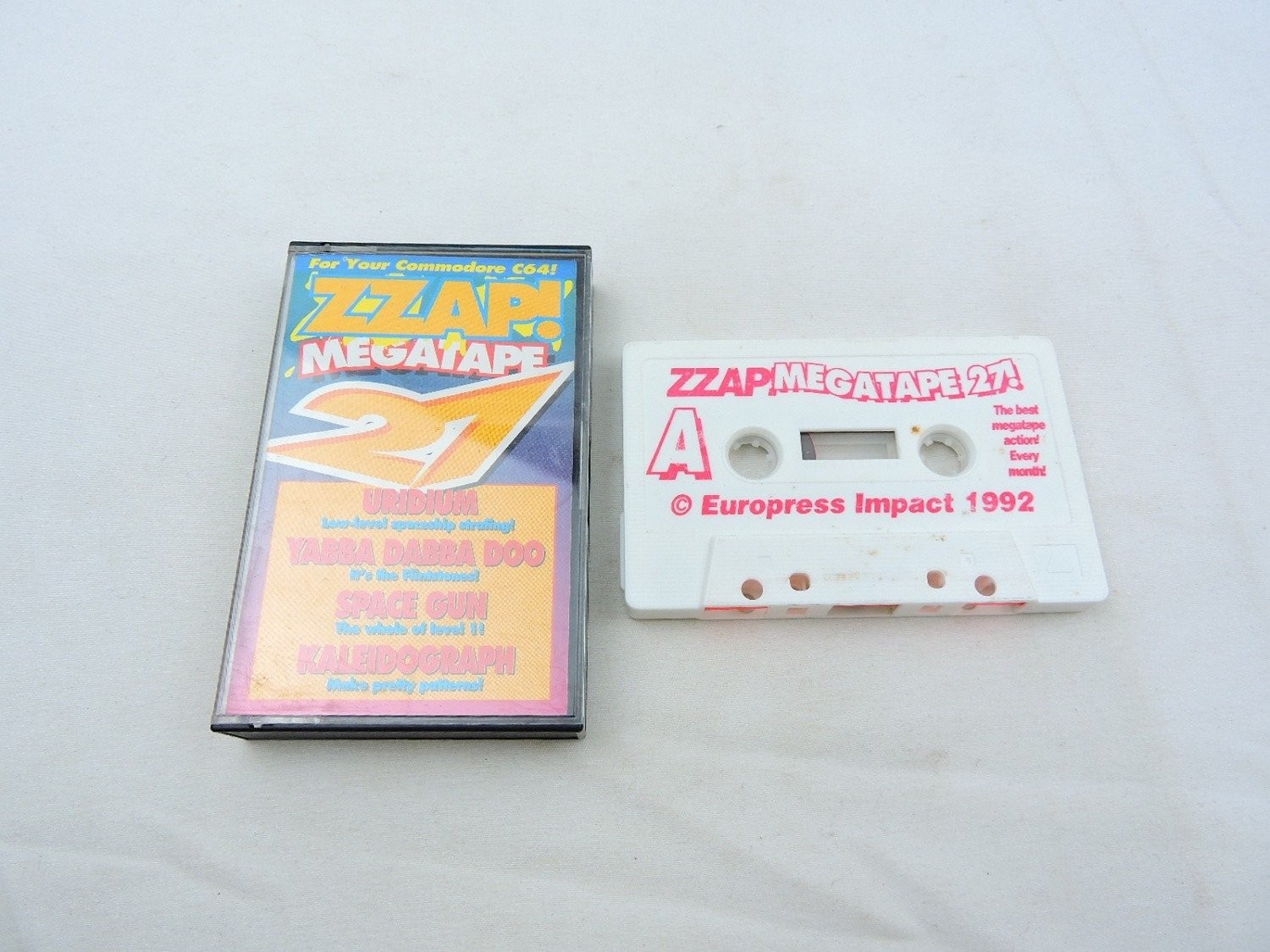 Boxed Commodore 64 C64 ZZAP Megatape 21 Game Cassette