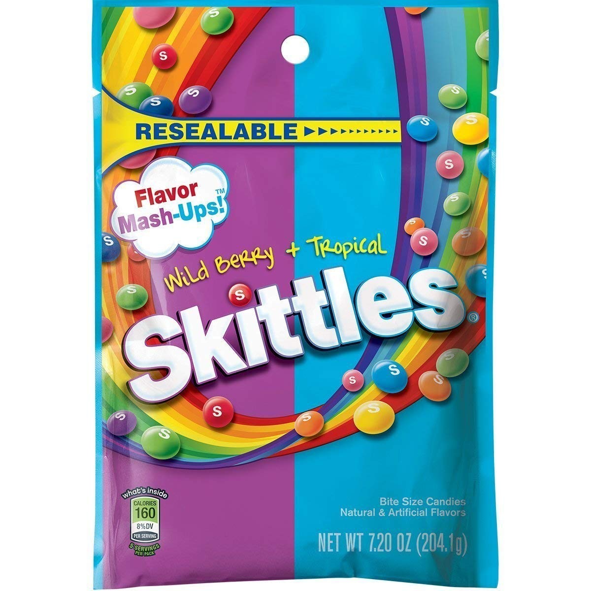 Skittles Mashups Wild Berry & Tropical 7.2oz Skittles Mashups Wild Berry & Tropical 7.2oz