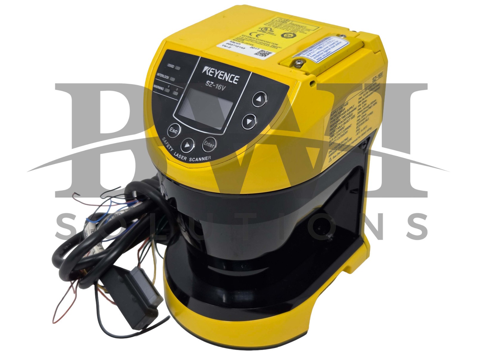 Keyence SZ-16V Main Unit Multi-Bank Type Safety Laser Scanner, 24VDC, SZ16V