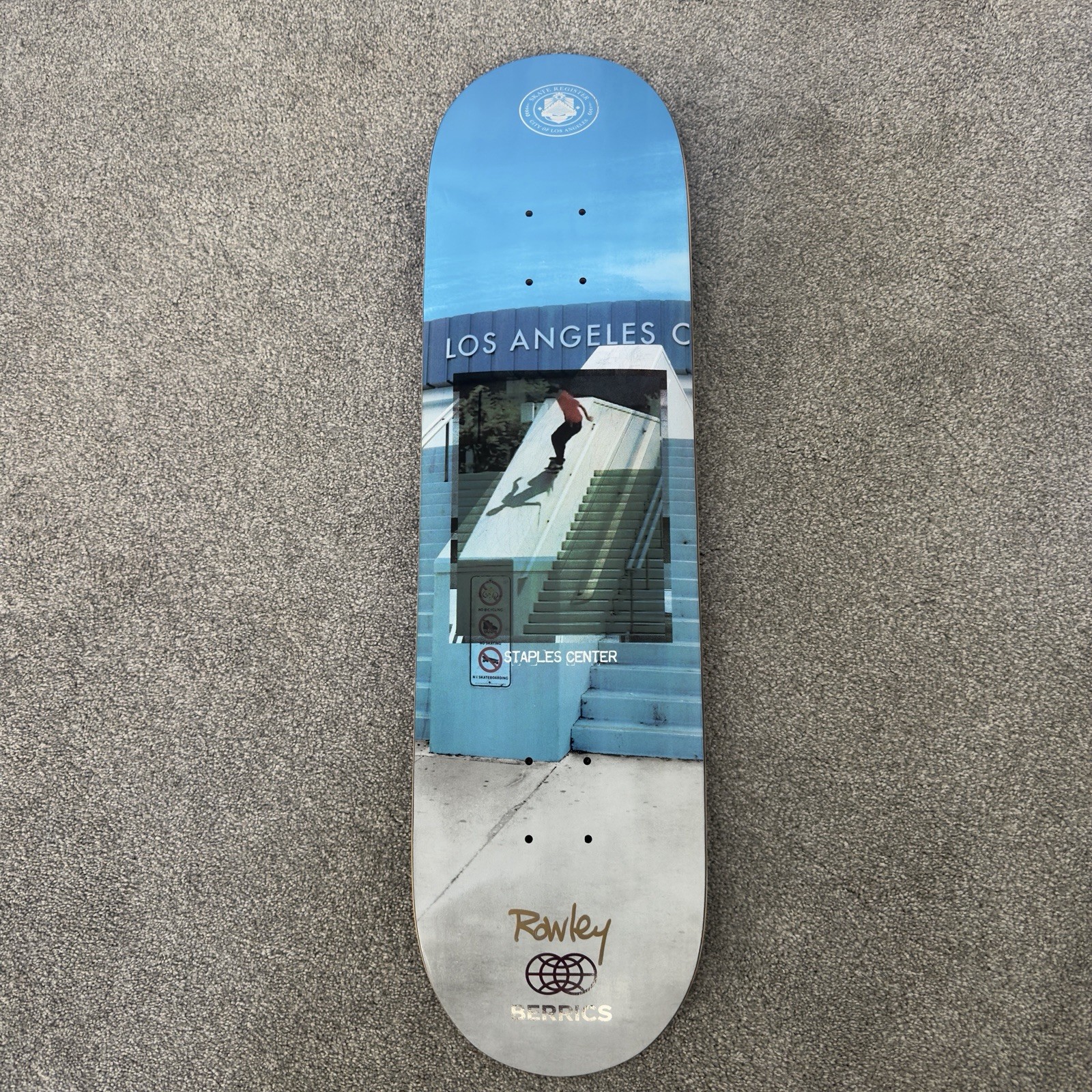 Geoff Rowley Skateboard Deck Autographed Limited Edition Flip