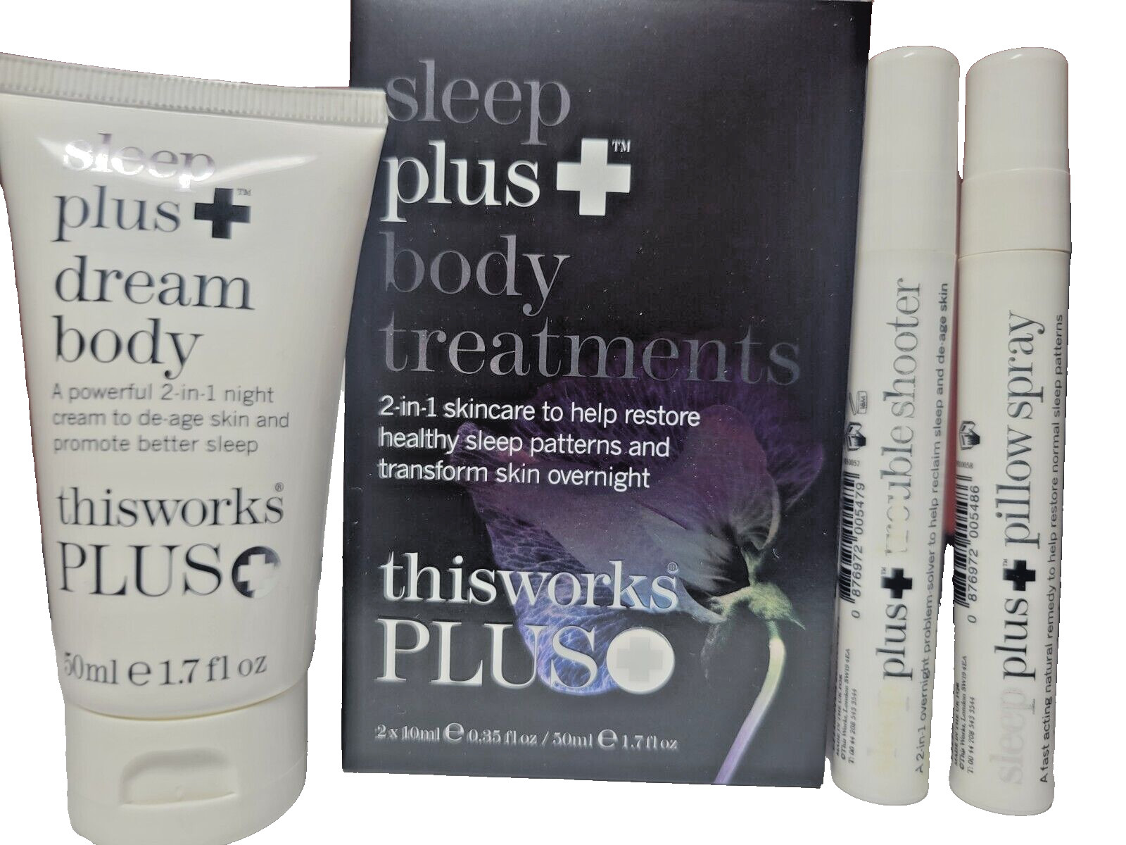 THISWORKS Sleep Plus + Body Treatments, (Dream Cream & Trouble Shooter) NIB THISWORKS Sleep Plus + Body Treatments, (Dream Cream & Trouble Shooter) NIB