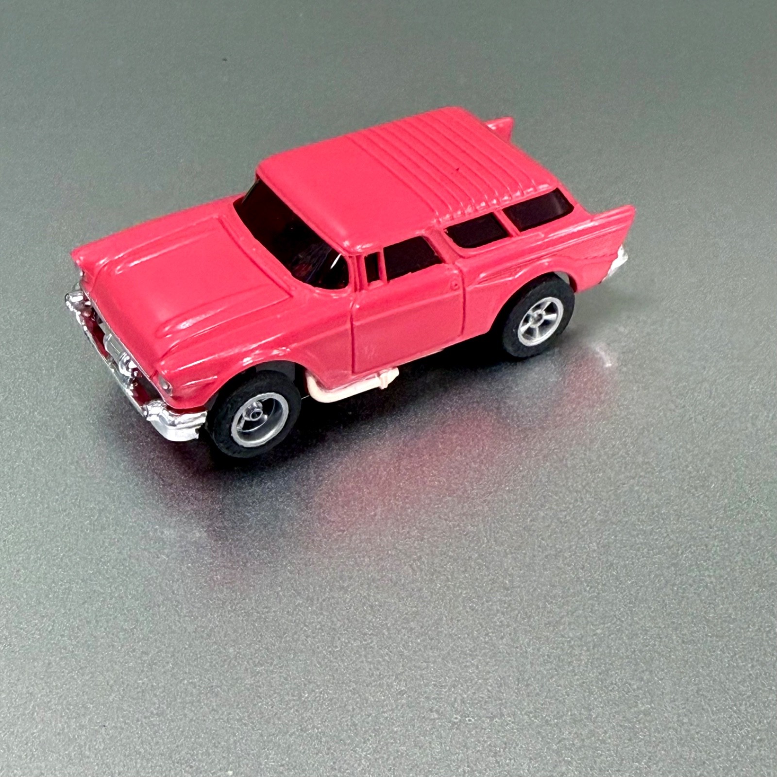 Vintage Aurora AFX - Slot Car - Hot Pink 57 Chevy - NOMAD - Big HO Collection -b