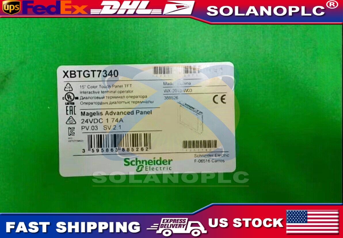 XBTGT7340 1PCS Brand New SCHNEIDER XBTGT7340 Fast delivery XBTGT7340 1PCS Brand New SCHNEIDER XBTGT7340 Fast delivery