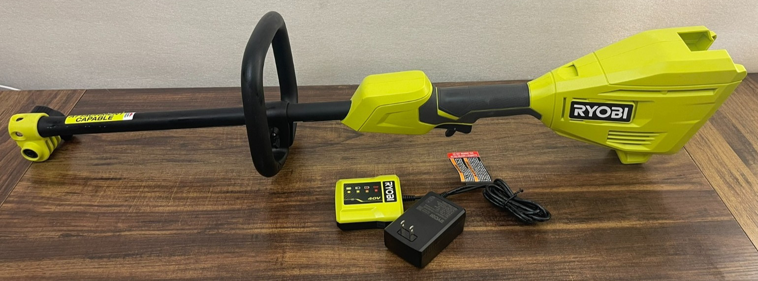 RYOBI 40V Expand-It Cordless Battery Attachment Capable Power Head w/ Charger RYOBI 40V Expand-It Cordless Battery Attachment Capable Power Head w/ Charger