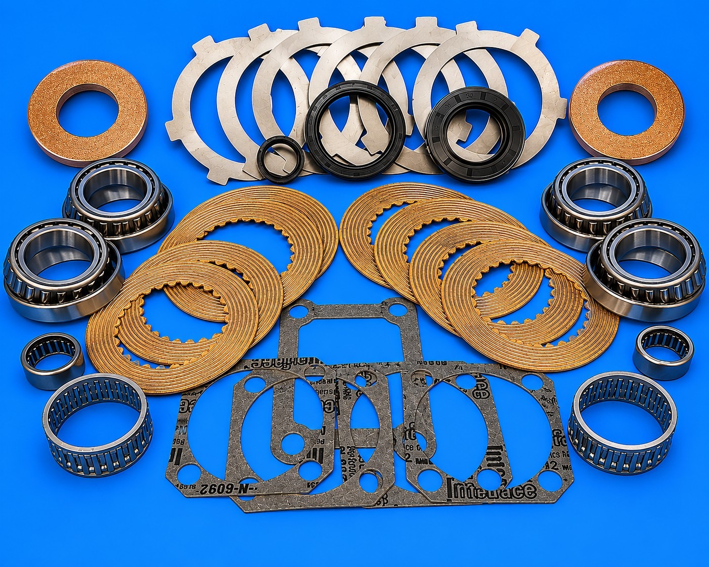 Hurth HBW 10 Master Rebuild Kit Plates Bearings Gaskets Seals Thrust Washers 2
