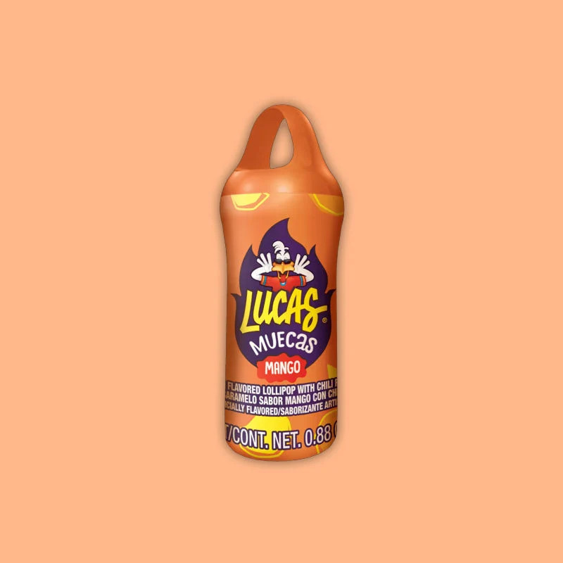 Lucas Muecas Mango Mexican Candy Lollipop 25g (Mexico) Exotic Snacks Lucas Muecas Mango Mexican Candy Lollipop 25g (Mexico) Exotic Snacks