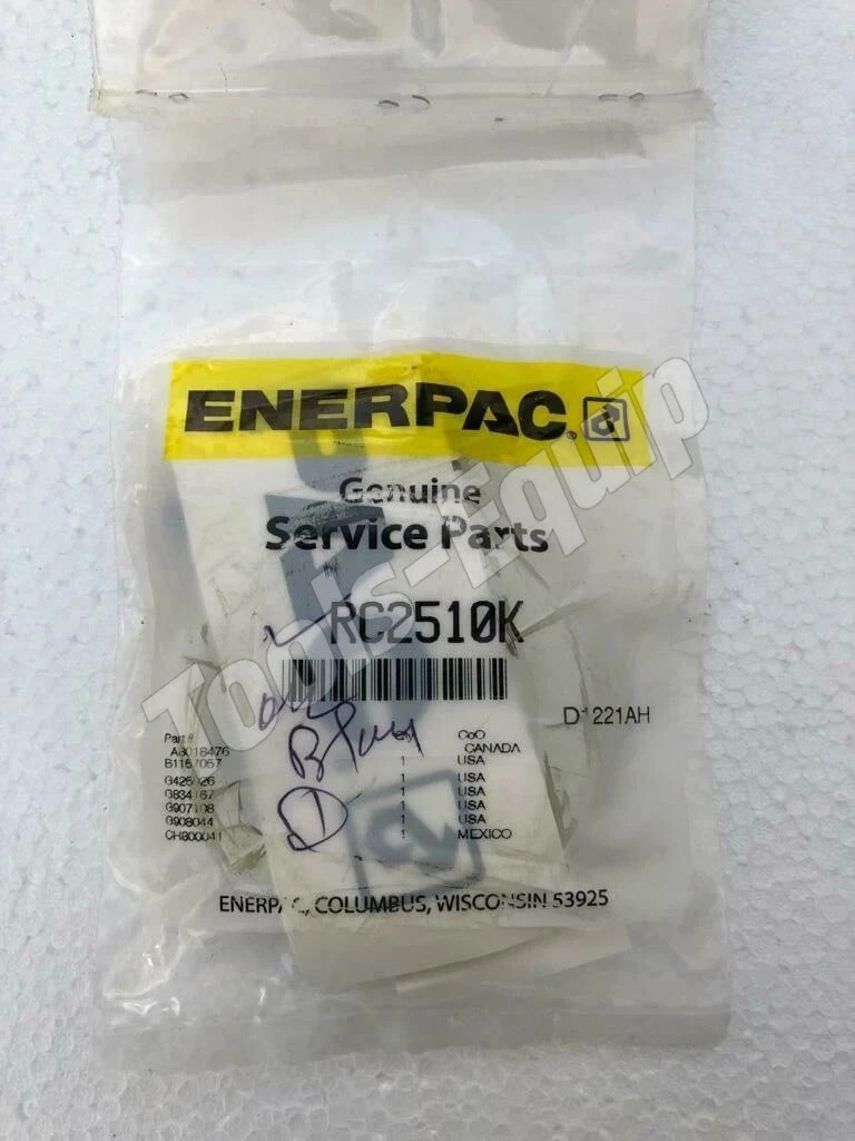 Enerpac RC2510K Repair Kit For Single Acting RC Series 25 Ton Hydraulic Cylinder