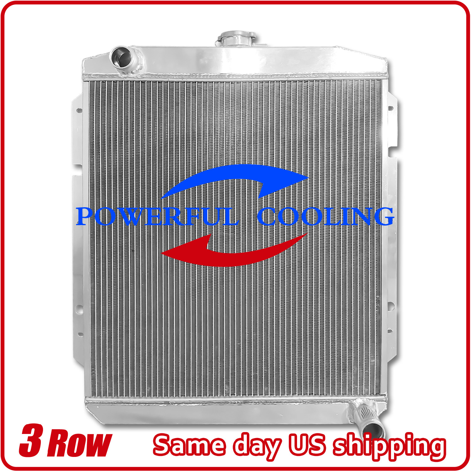 3Rows Aluminum Radiator For Buick Special Super Roadmaster W/Chevy V8 1950-1952