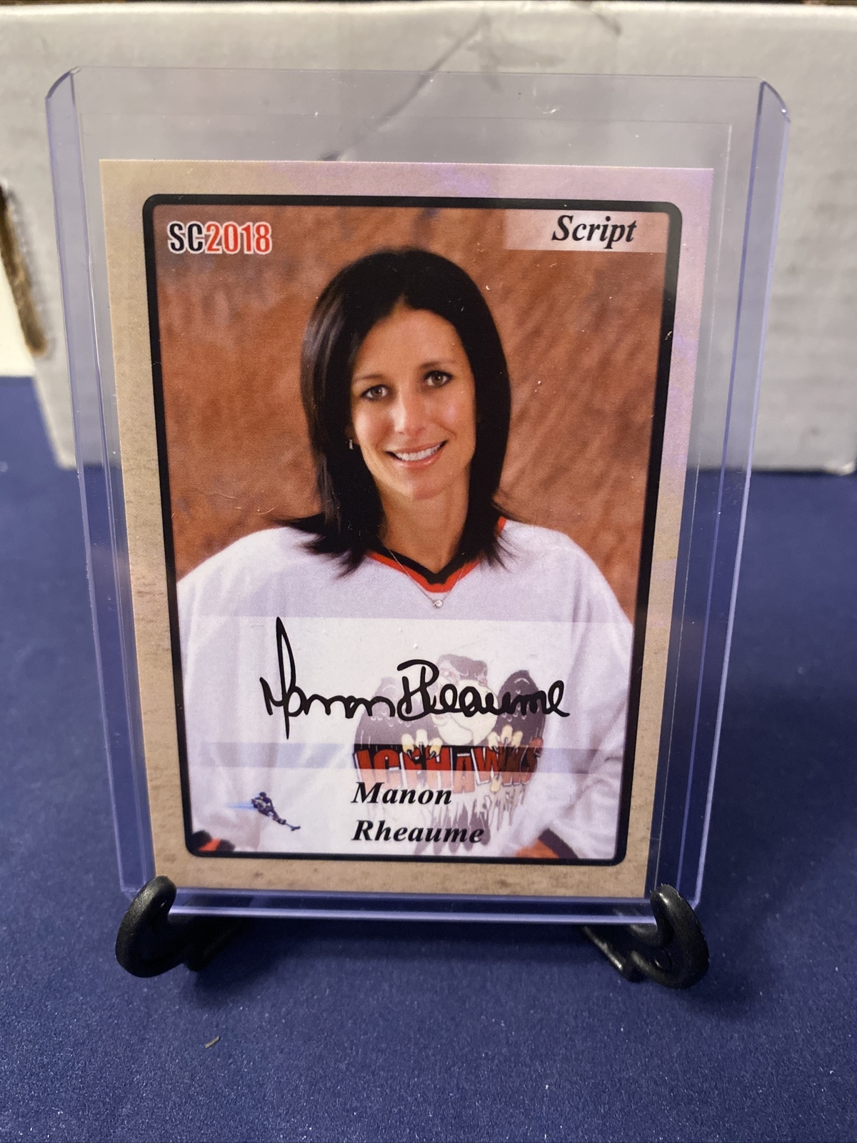 2017-18 SC2018 - 22s MANON RHEAUME GOLD FACSIMILE SCRIPT #D 22/50 Hockey - T03 2017-18 SC2018 - 22s MANON RHEAUME GOLD FACSIMILE SCRIPT #D 22/50 Hockey - T03