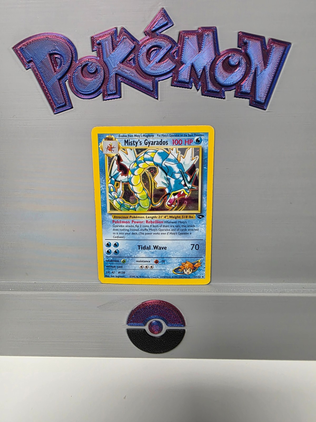 Pokemon TCG Misty\'s Gyarados 13/132 Gym Challenge Holo MP See Pics