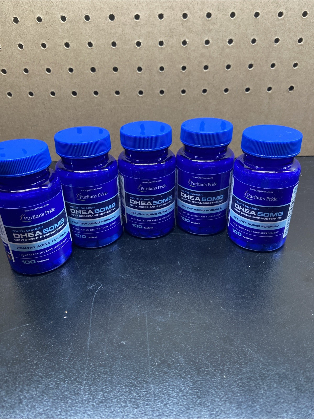 5x Puritan’s Pride DHEA 50mg 100 Tablets Healthy Aging Exp 05/2028 5x Puritan’s Pride DHEA 50mg 100 Tablets Healthy Aging Exp 05/2028