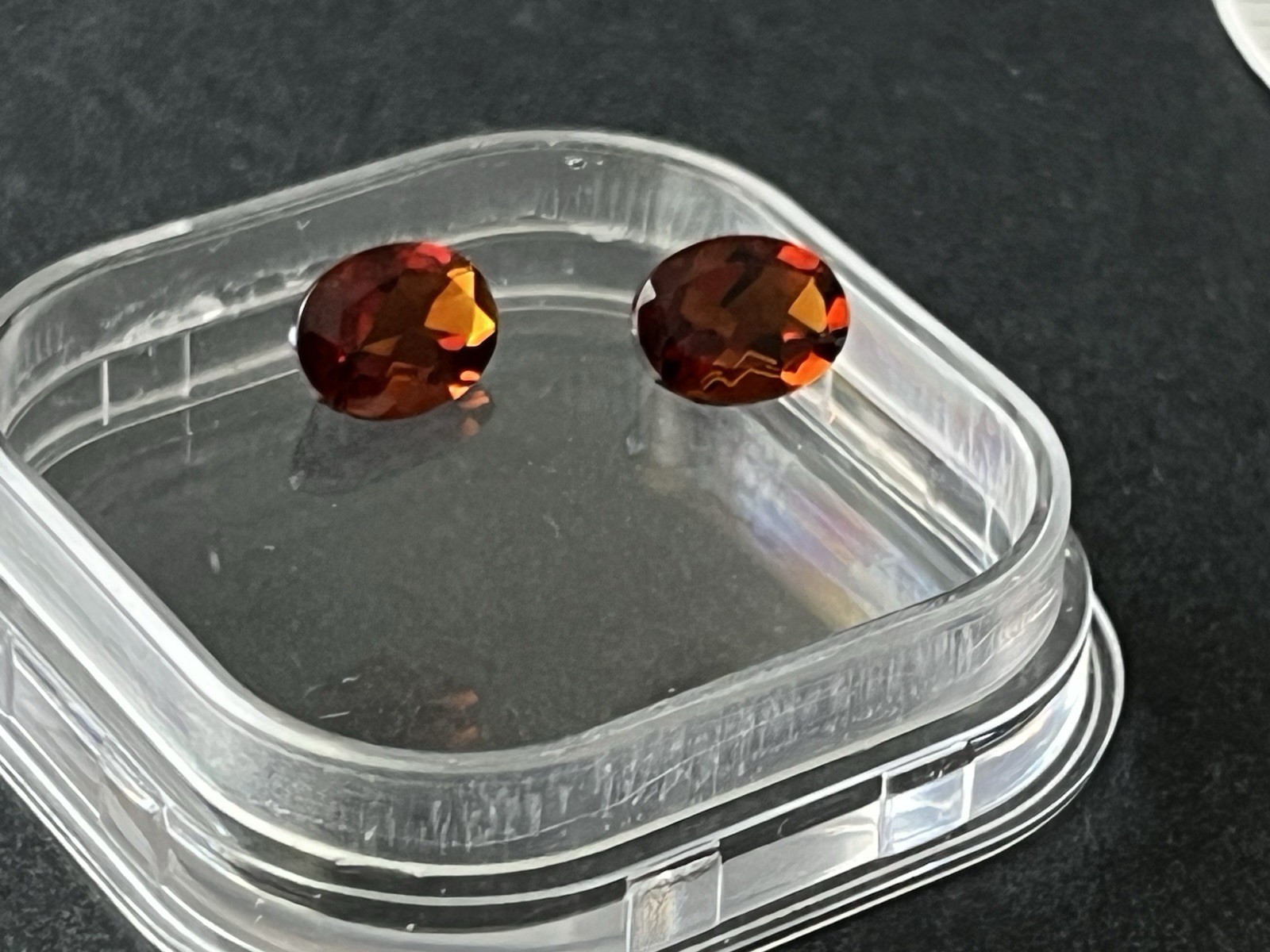 Natural Andalusite Matched Pair 2.30 CTW Oval Faceted Loose Gemstones Eye Clean