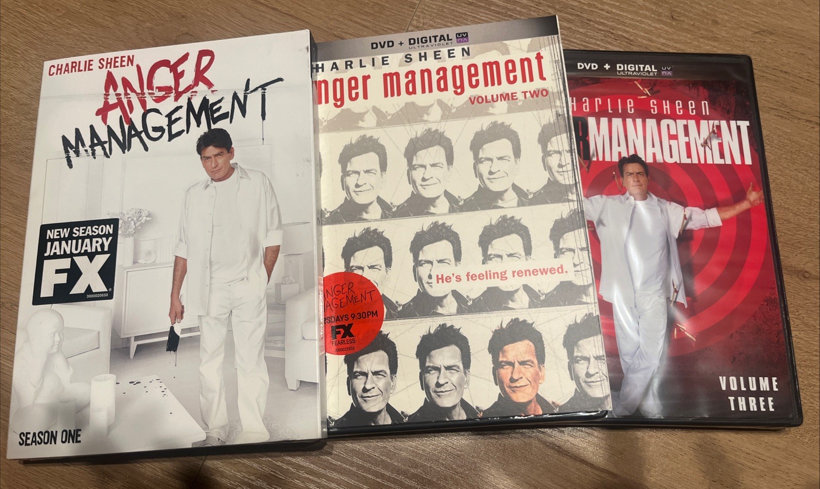 Anger Management Complete Series DVDs (Charlie Sheen) *New Anger Management Complete Series DVDs (Charlie Sheen) *New