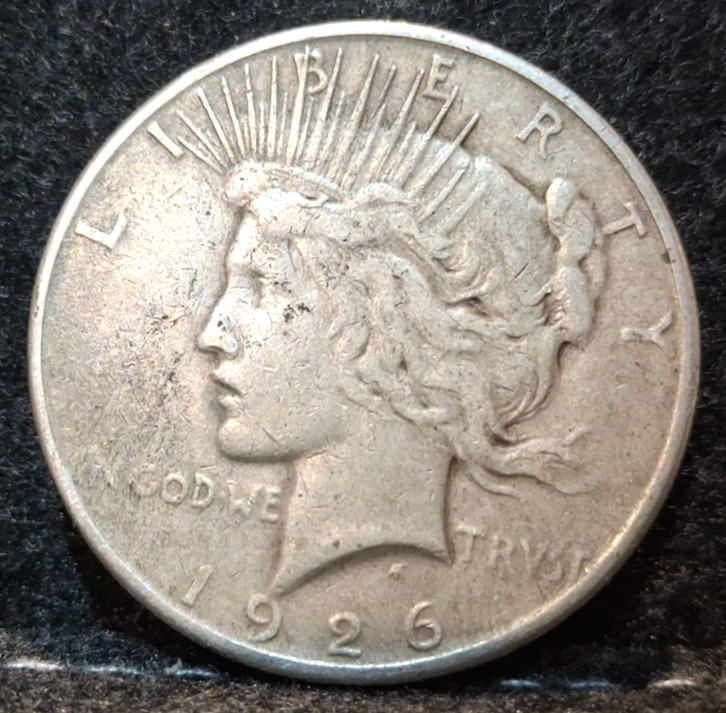1926-S Peace Silver Dollar $1 90% Silver Coin US Mint San Francisco