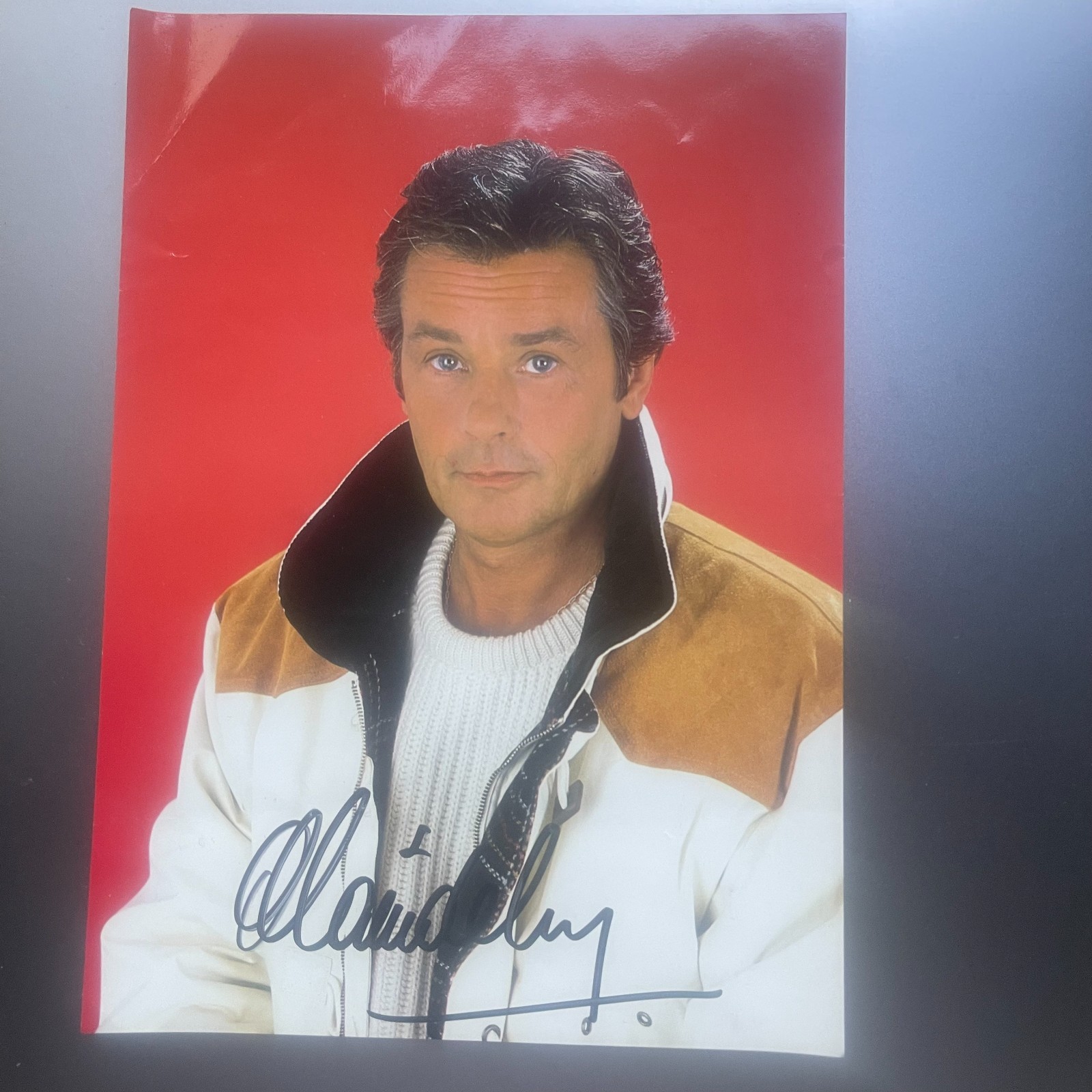 ALAIN DELON Signed Autographed Photo Photograph French Actor Producer Singer COA ALAIN DELON Signed Autographed Photo Photograph French Actor Producer Singer COA