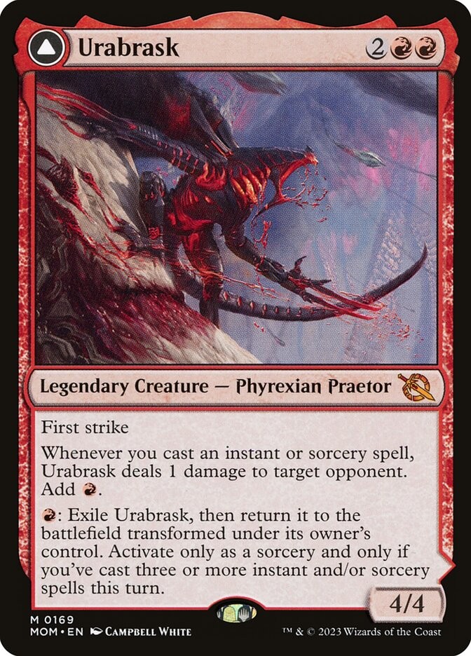 x1 Urabrask // The Great Work MOM MTG 169 MYTHIC M/NM 1x x1 Urabrask // The Great Work MOM MTG 169 MYTHIC M/NM 1x
