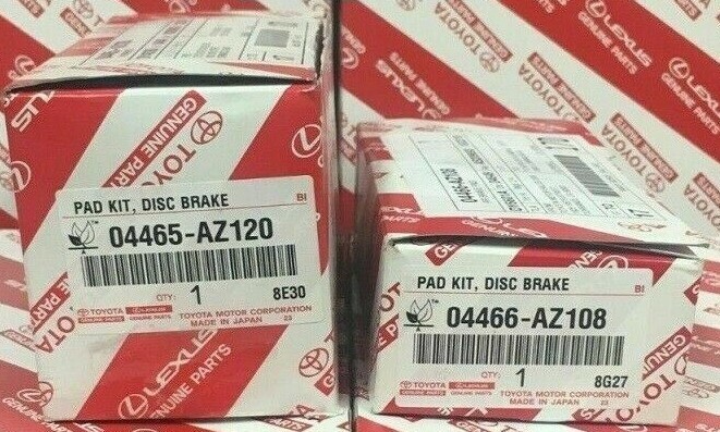 OEM 2007-2021 TOYOTA TUNDRA FRONT & REAR BRAKE PADS