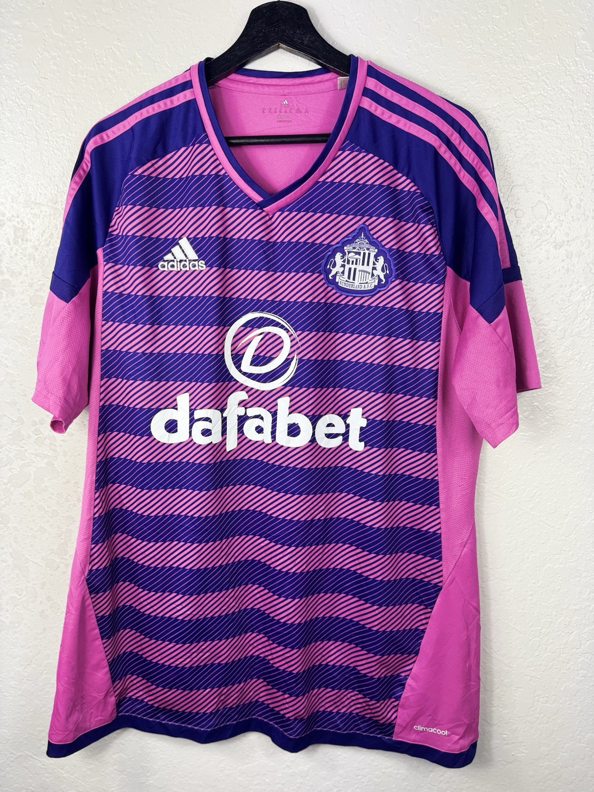 MENS ADIDAS FC SUNDERLAND 2016/2017 SOCCER FOOTBALL SHIRT JERSEY MAILLOT SIZE XL MENS ADIDAS FC SUNDERLAND 2016/2017 SOCCER FOOTBALL SHIRT JERSEY MAILLOT SIZE XL