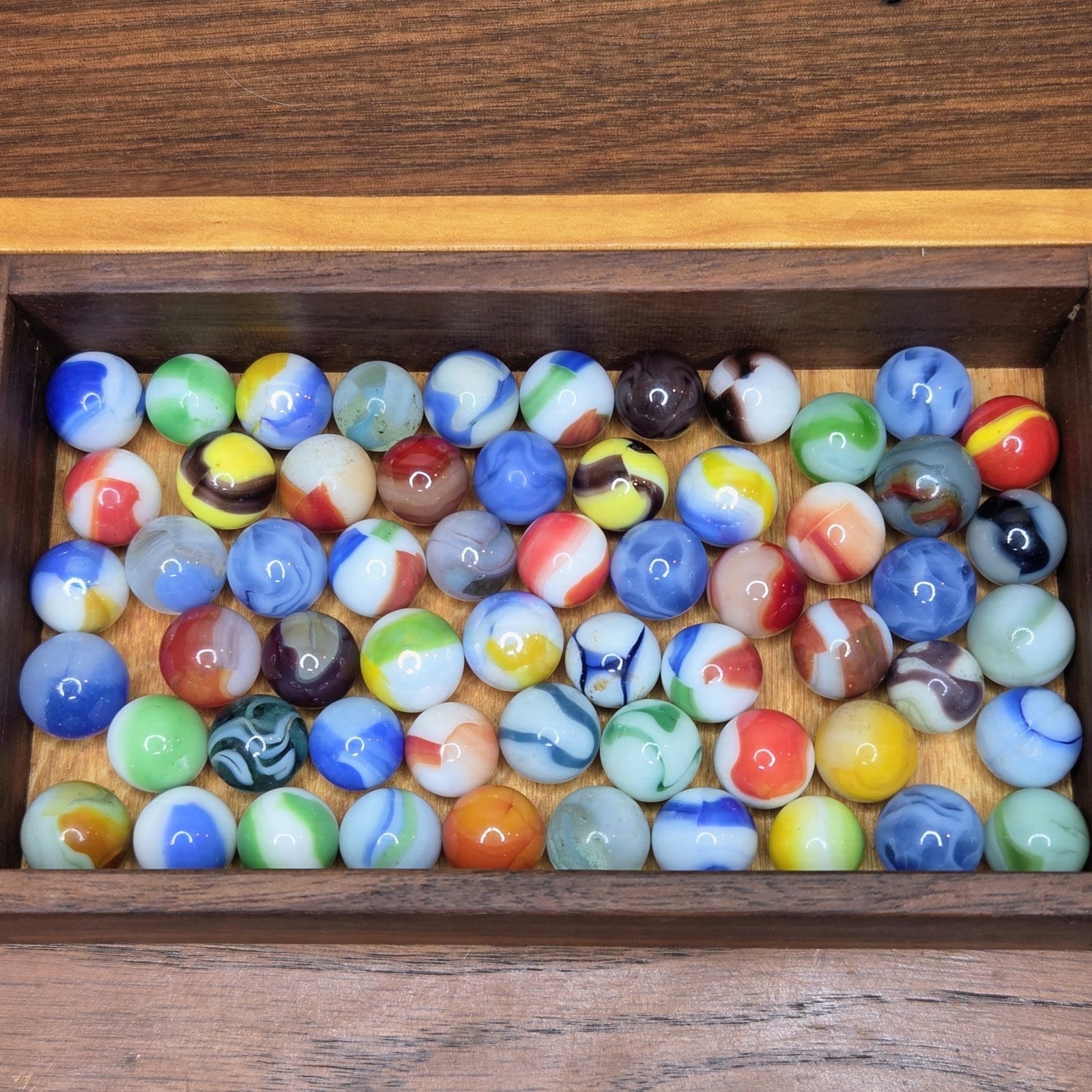 Vintage Marbles Lot of 59 Vitro Akro Agate Peltier Alley Marble King Vacor Vintage Marbles Lot of 59 Vitro Akro Agate Peltier Alley Marble King Vacor