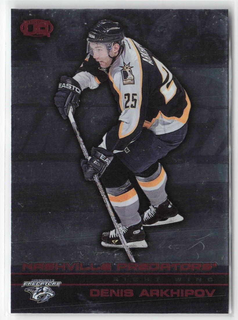 2002-03 Pacific Heads Up - Denis Arkhipov #67  Red /80