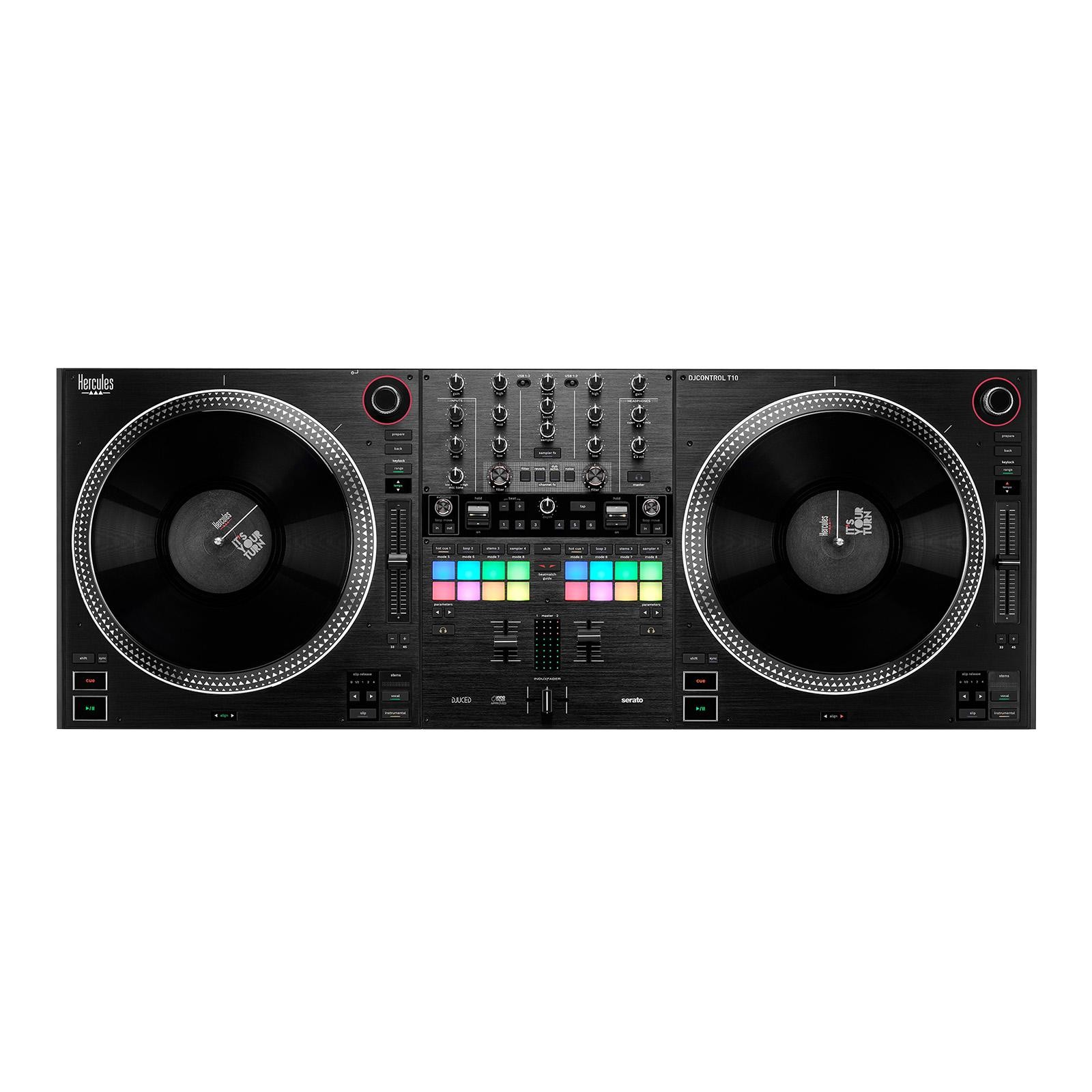 Hercules DJ Control T10 Motorized DJ Performance Controller Hercules DJ Control T10 Motorized DJ Performance Controller