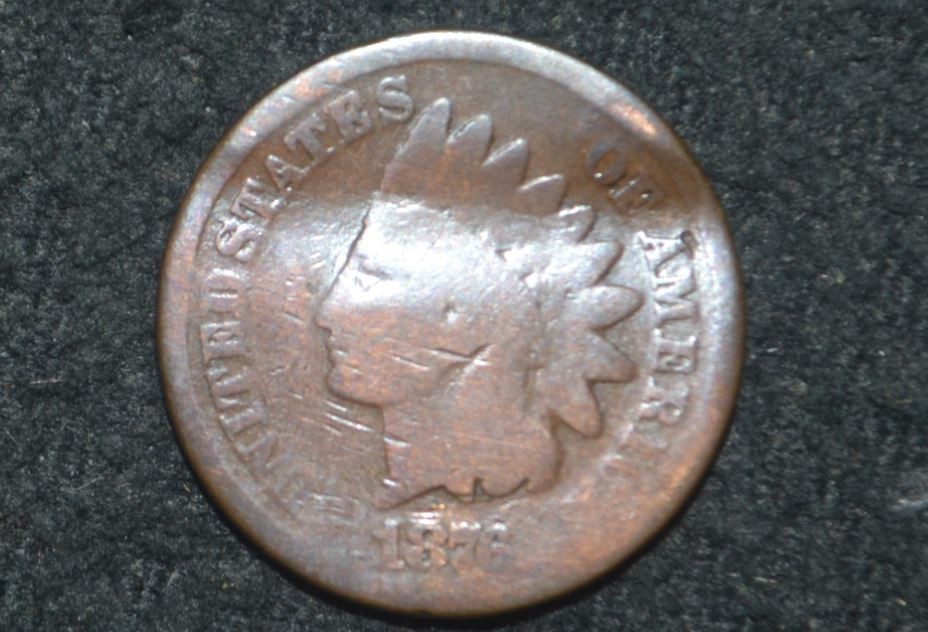 1876 Indian Head Cent * NICE BROWN BARGAIN * 1876 Indian Head Cent * NICE BROWN BARGAIN *